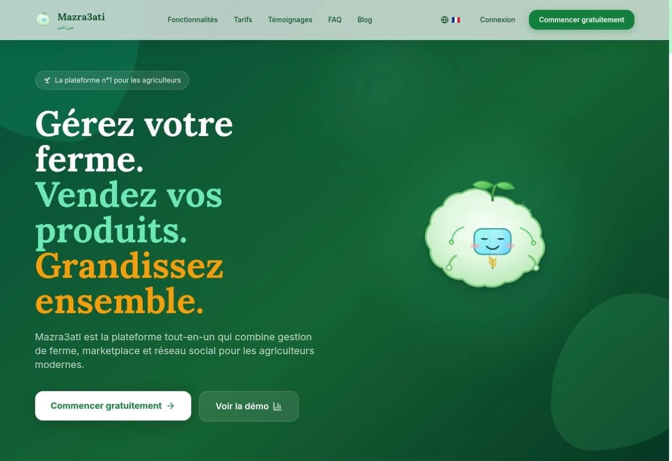 Aperçu du site Mazra3ati